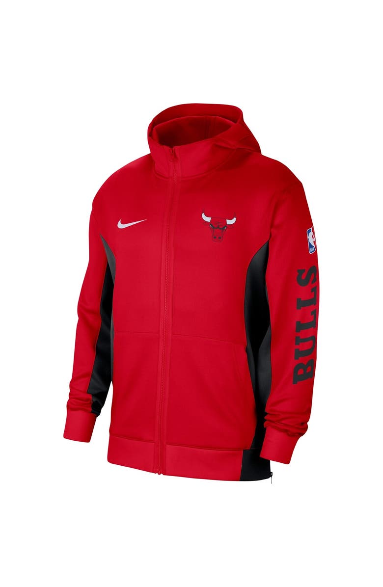 Nike Men's Nike Red Chicago Bulls 2023/24 Authentic Showtime Full-Zip Hoodie, Alternate, color, Red