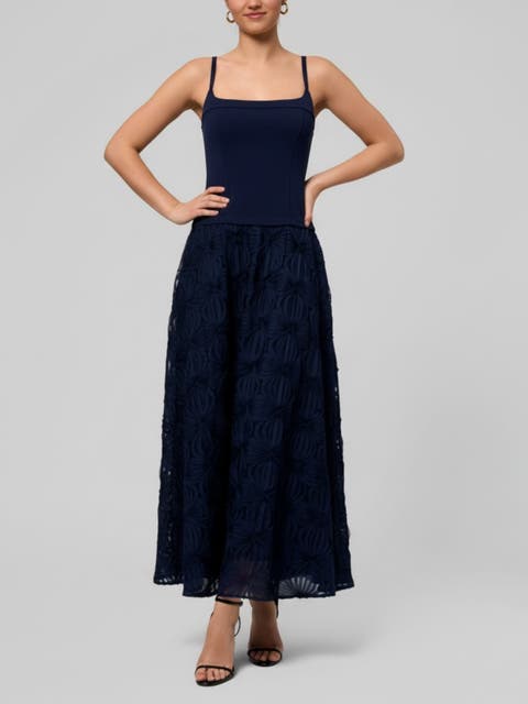 Mira Square Neck Maxi Dress