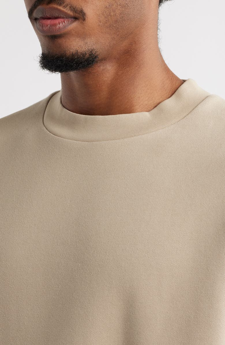 Fear of God Essentials Classic Fit Fleece Crewneck Sweatshirt, Alternate, color, Timber