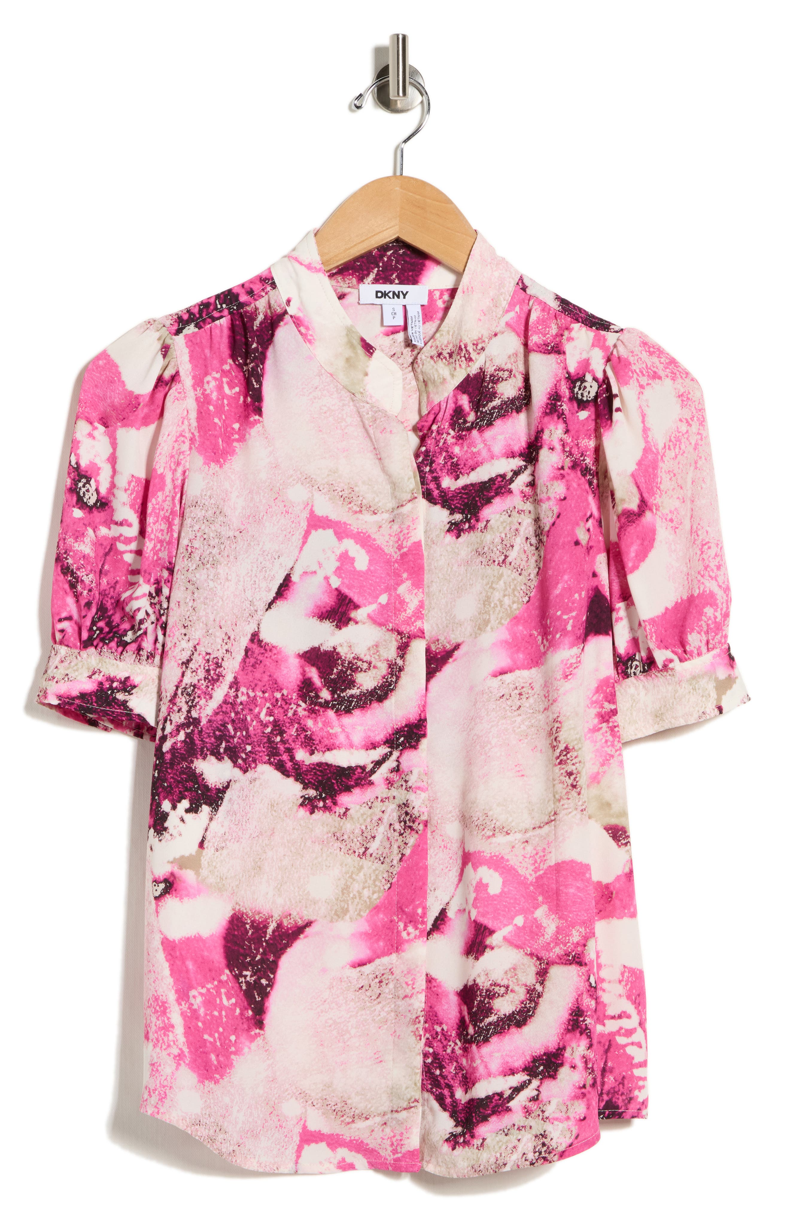 DKNY Short Sleeve Button-Up Shirt