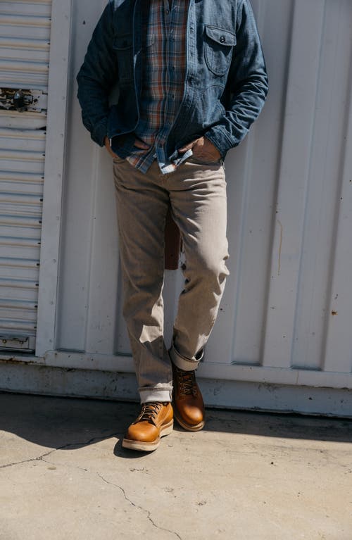 Hiroshi Kato The Hammer Straight Leg 10.5-ounce Stretch Selvedge Jeans In Brown