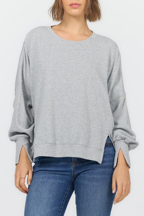 Trenton Oversized Terry Sweatershirt Sweater