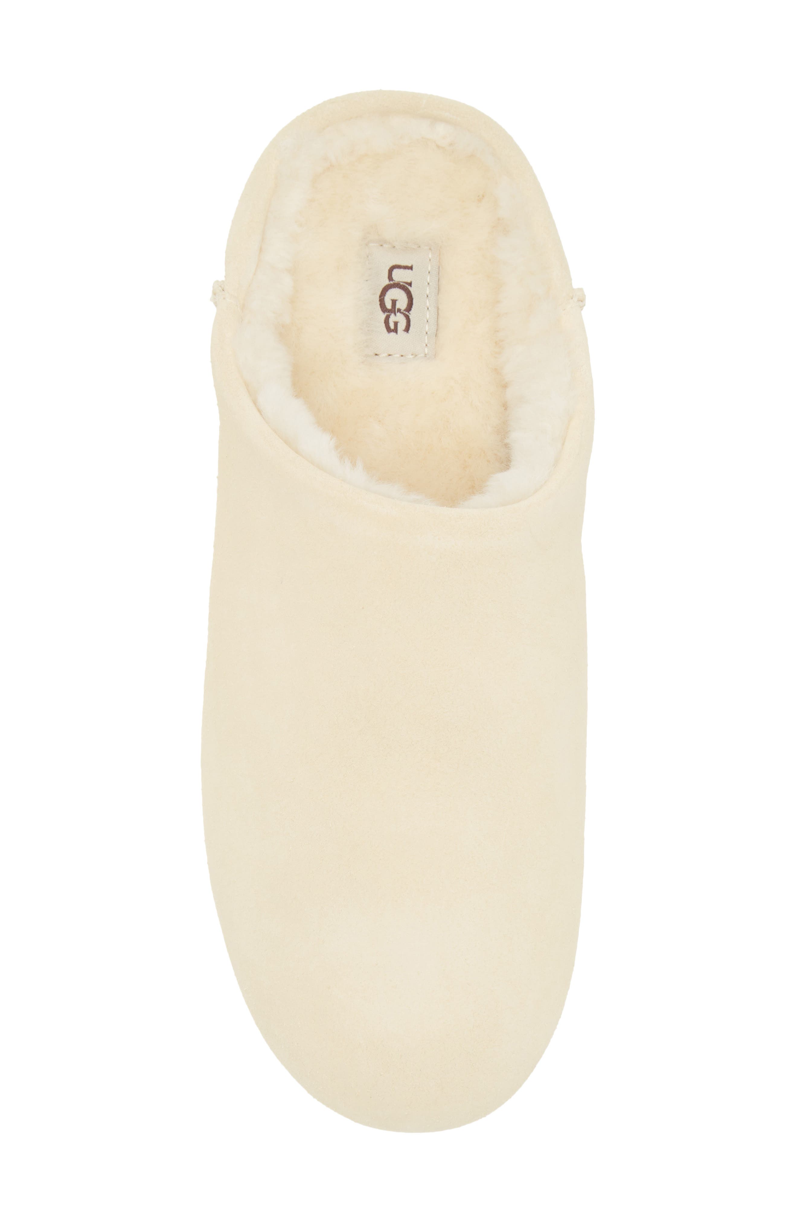 Elea Waterproof Suede Slipper, Alternate, color, PALE BUTTERCUP