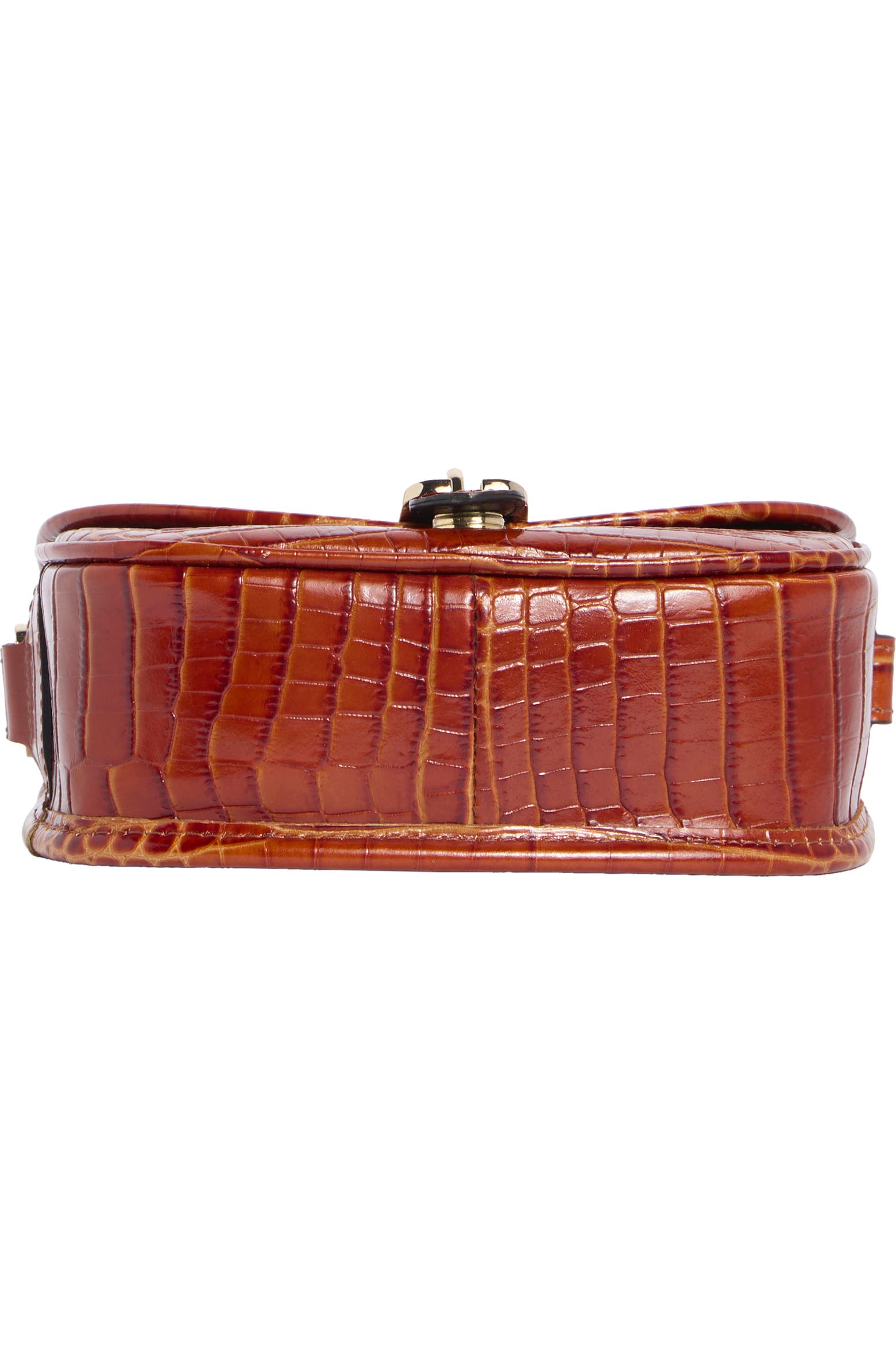 Small Method Cover Longchamp 1980 Croc Embossed Small Flap Crossbody Bag (Women ...