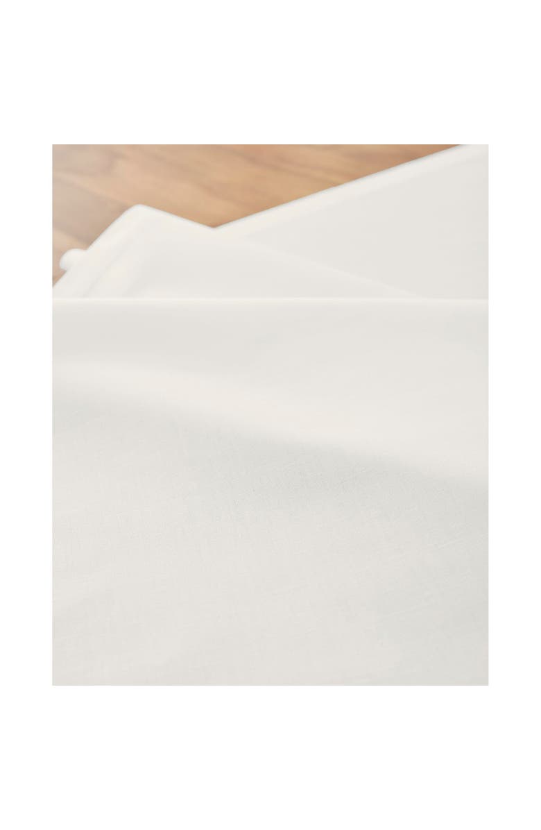 Solino Home Cotton Linen Table Runner - Dru, Alternate, color, White