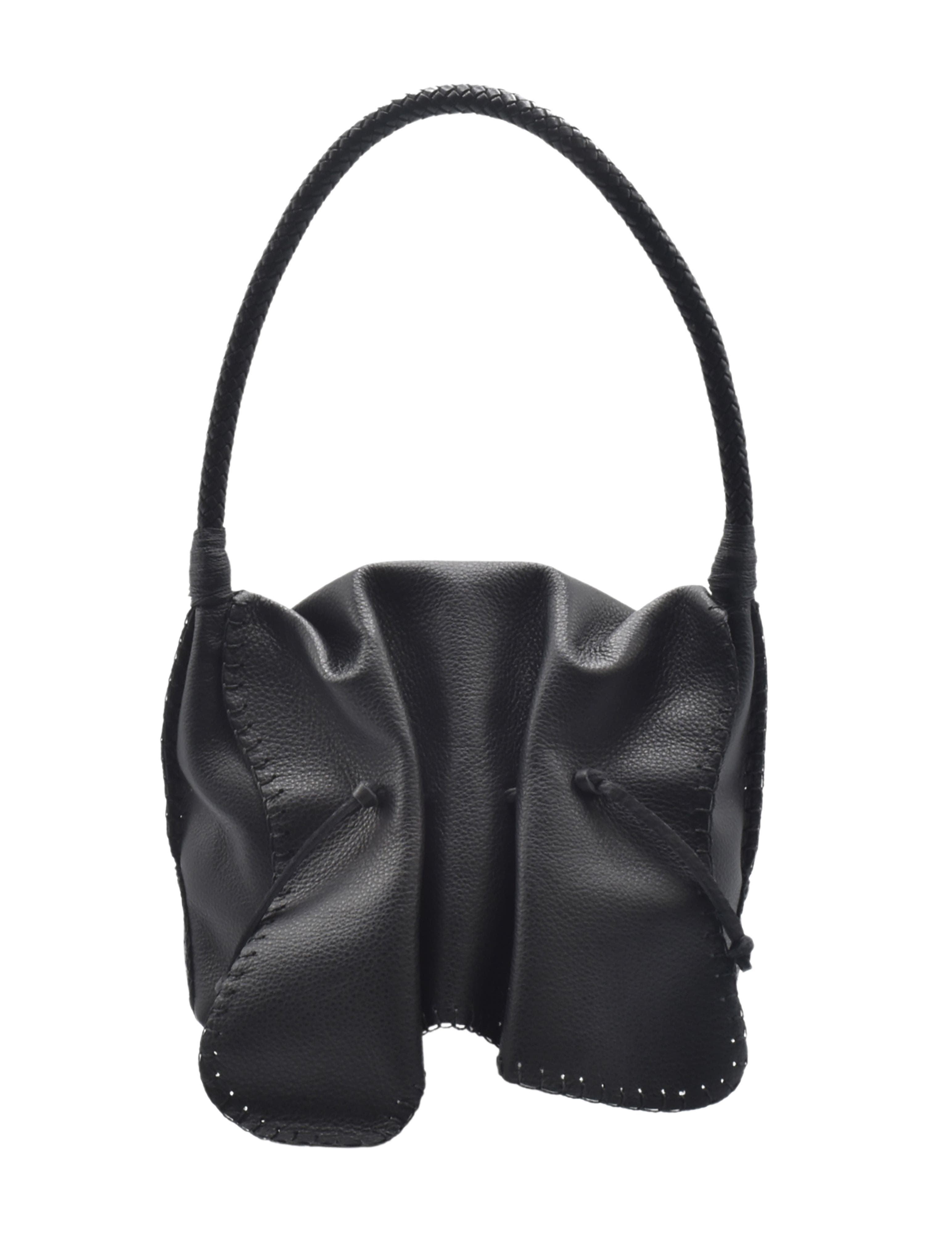 Carlos Falchi Shoulder Butterfly Leather Bag, Main, color, 