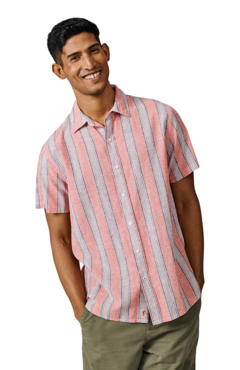 Austin Cotton Linen Short Sleeved Shirt