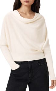 AllSaints Ridley Dolman Sleeve Crop Sweater