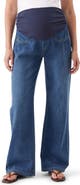 Ripe Maternity Billie Over Bump Wide Leg Maternity Jeans