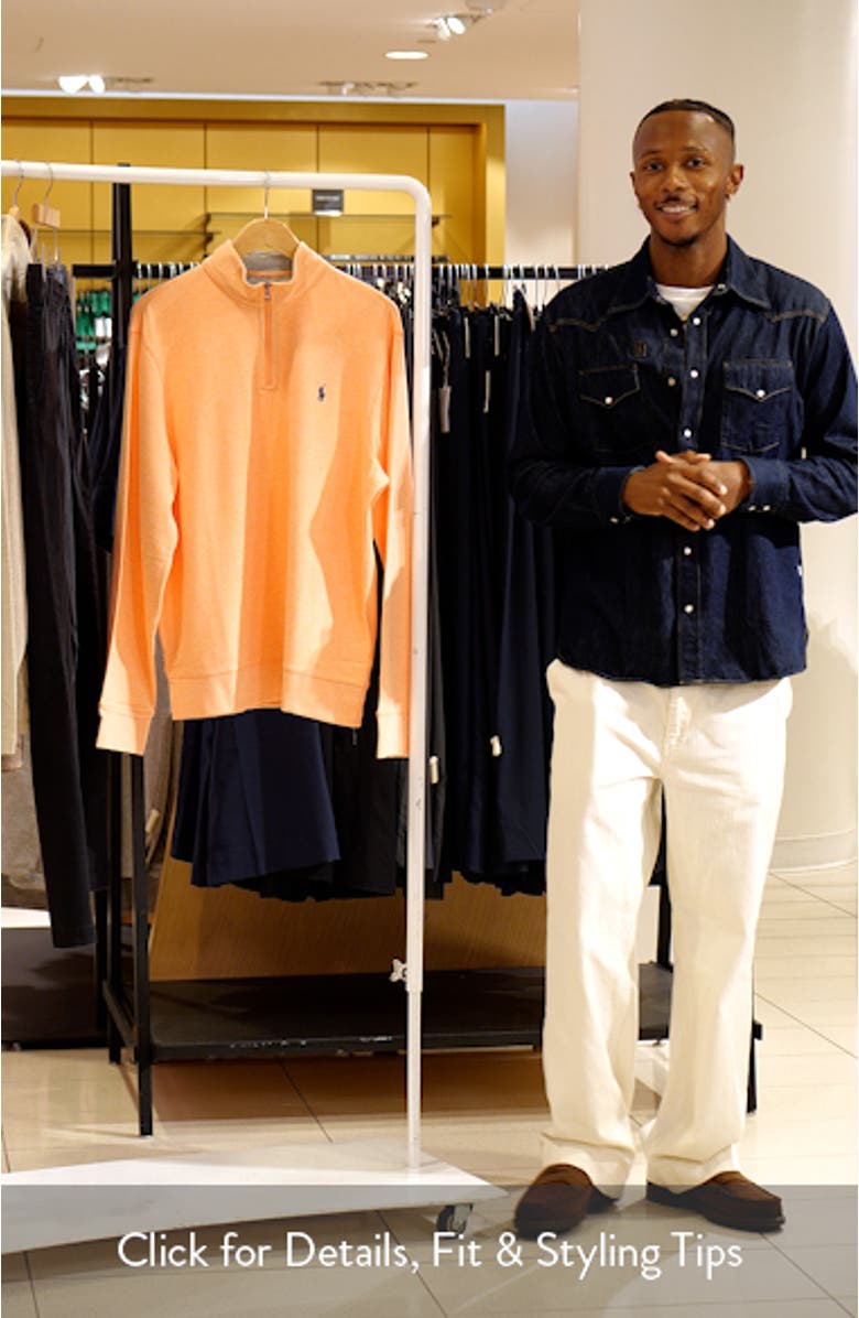 Jersey Quarter Zip Pullover, sales video thumbnail