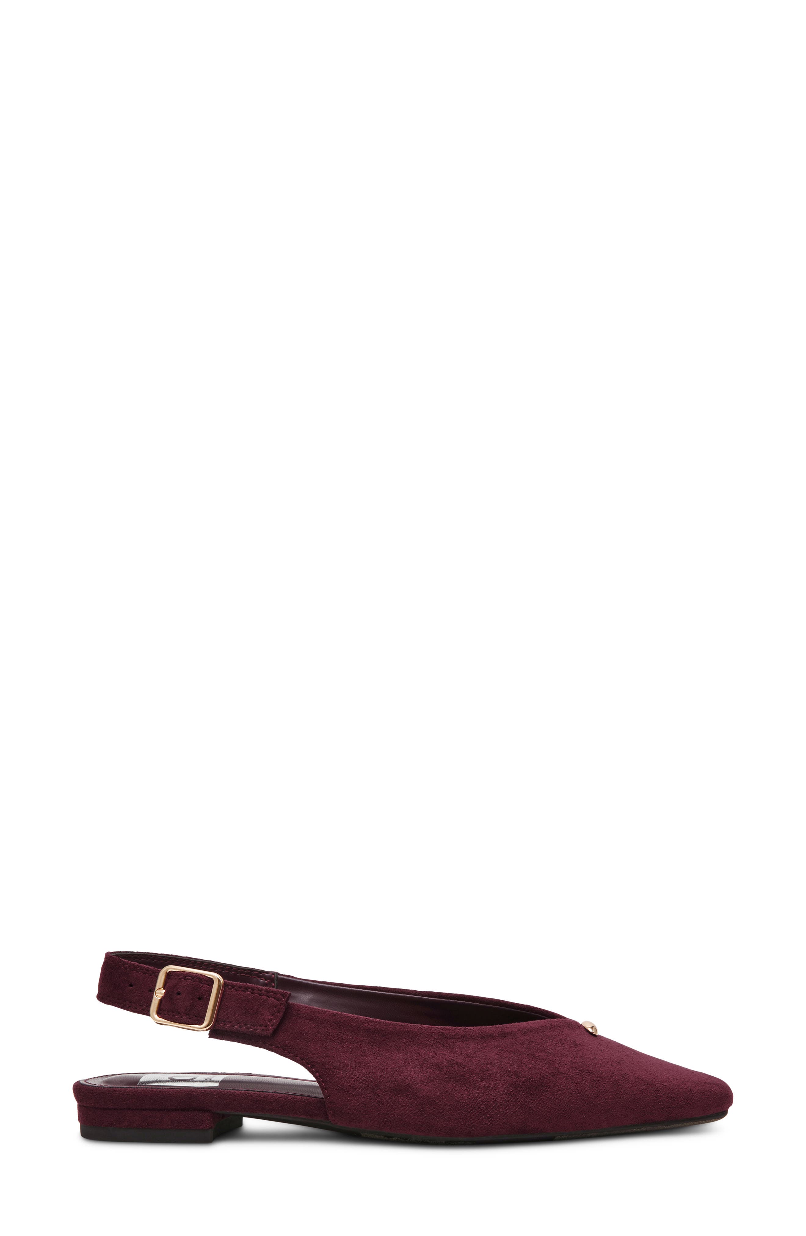 Renada Slingback Flat, Alternate, color, BURGUNDY