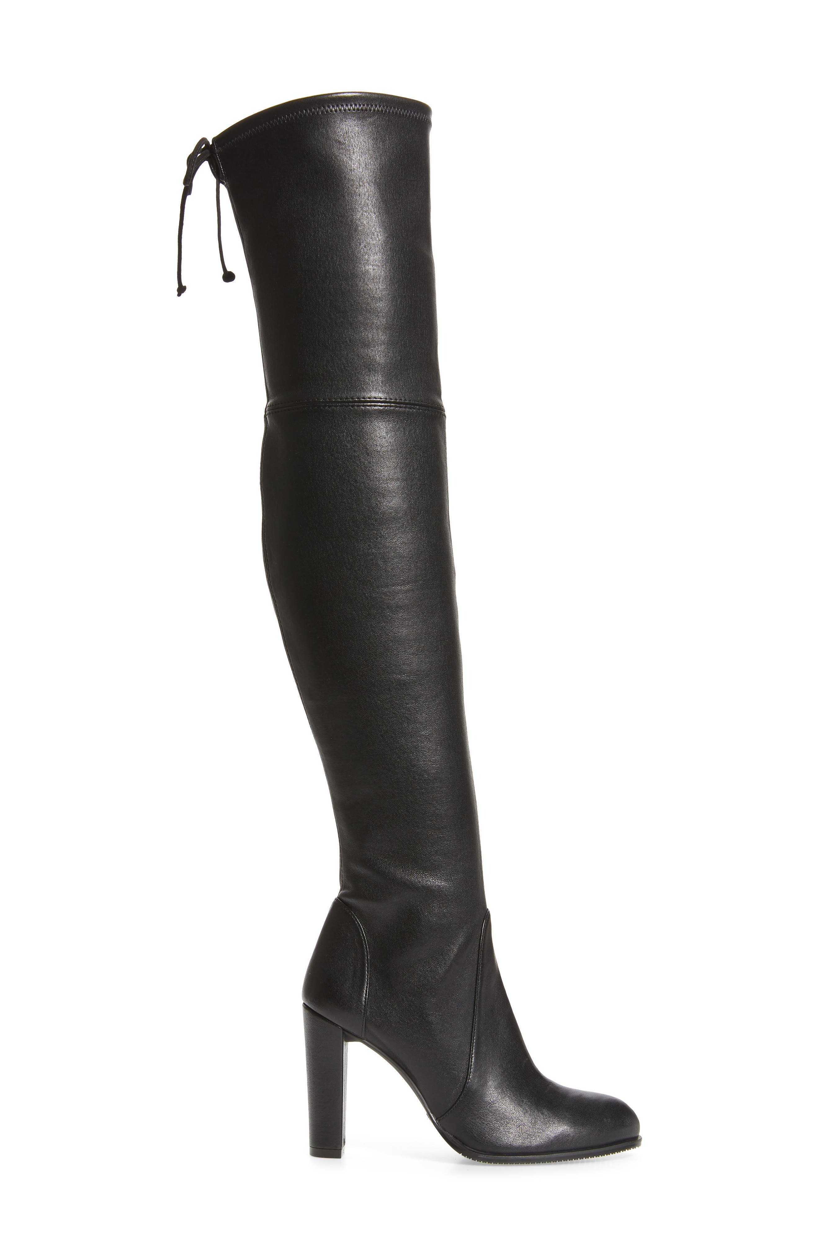 Highland Over The Knee Boot, Alternate, color, BLACK