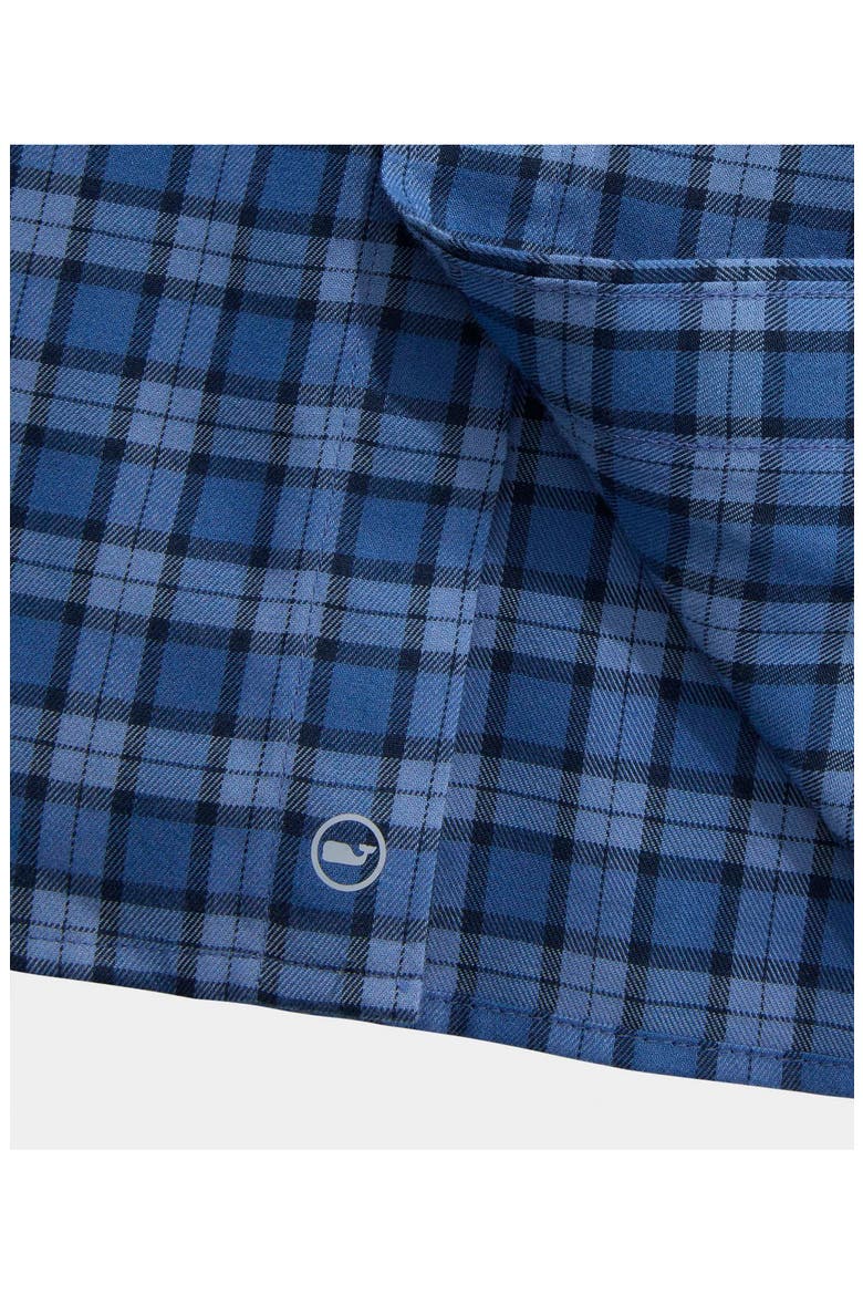 Plaid Tech Twill Shirt, Alternate, color, L544 MOONS