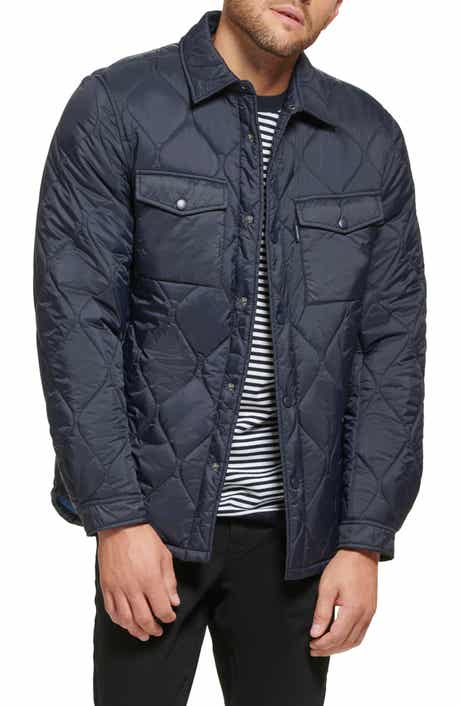 Calvin Klein Water Resistant Quilted Shirt Jacket