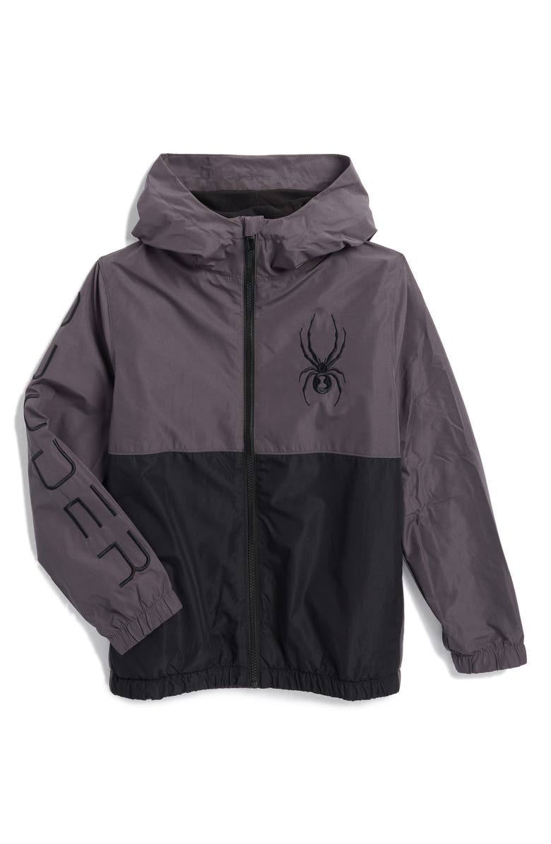 Spyder Kids' Colorblock Windbreaker Jacket, Main, color, 