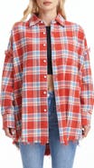 Bayeas Plaid Cotton Shirt Jacket