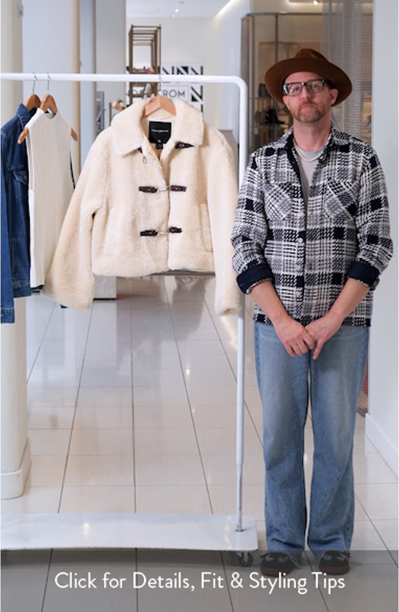 Alex Faux Shearling Jacket, sales video thumbnail