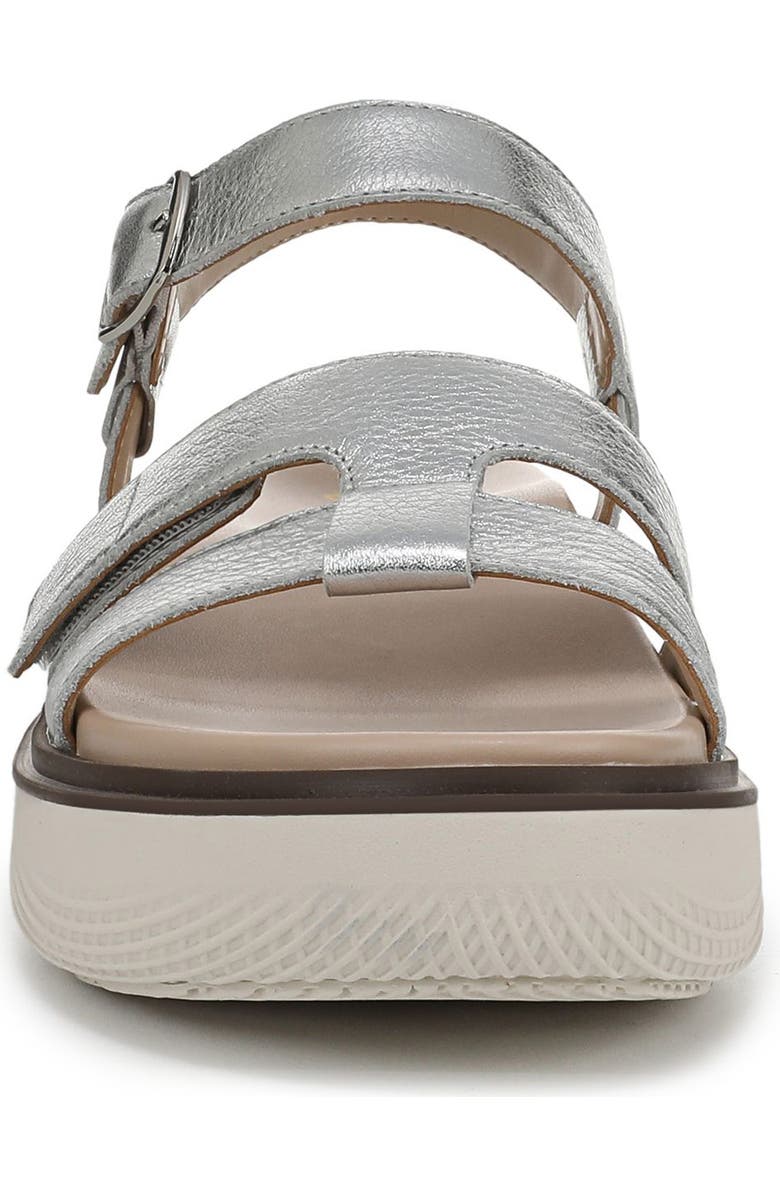 Vionic Solana Metallic Platform Sandal, Alternate, color, Silver