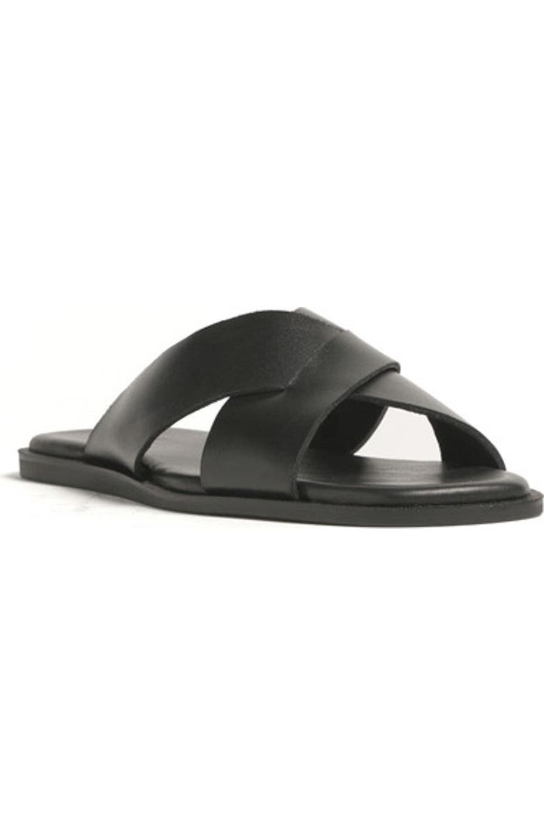 Anthony Veer Amalfi Sandal, Main, color, Obsidian Black