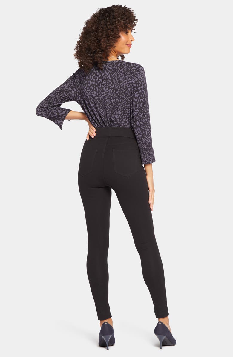 NYDJ Sculpt-Her<sup>™</sup> Modern Ponte Leggings, Alternate, color, Black