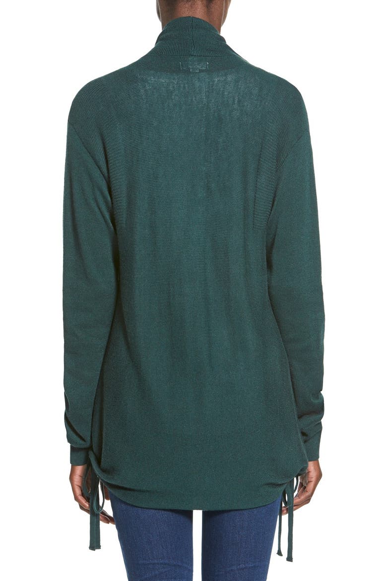 Side Tie Wrap Sweater, Alternate, color, GREEN PONDEROSA