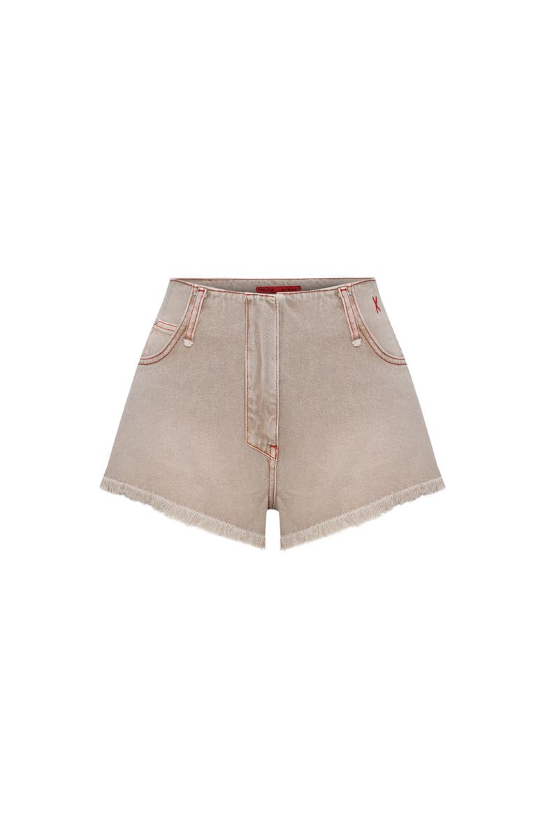 PCFG Pure Cotton Faded Super Mini Short, Main, color, Beige