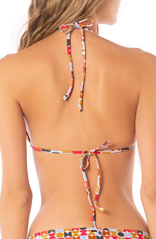 MAAJI MAAJI GEOGAME BALMY REVERSIBLE TRIANGLE BIKINI TOP 