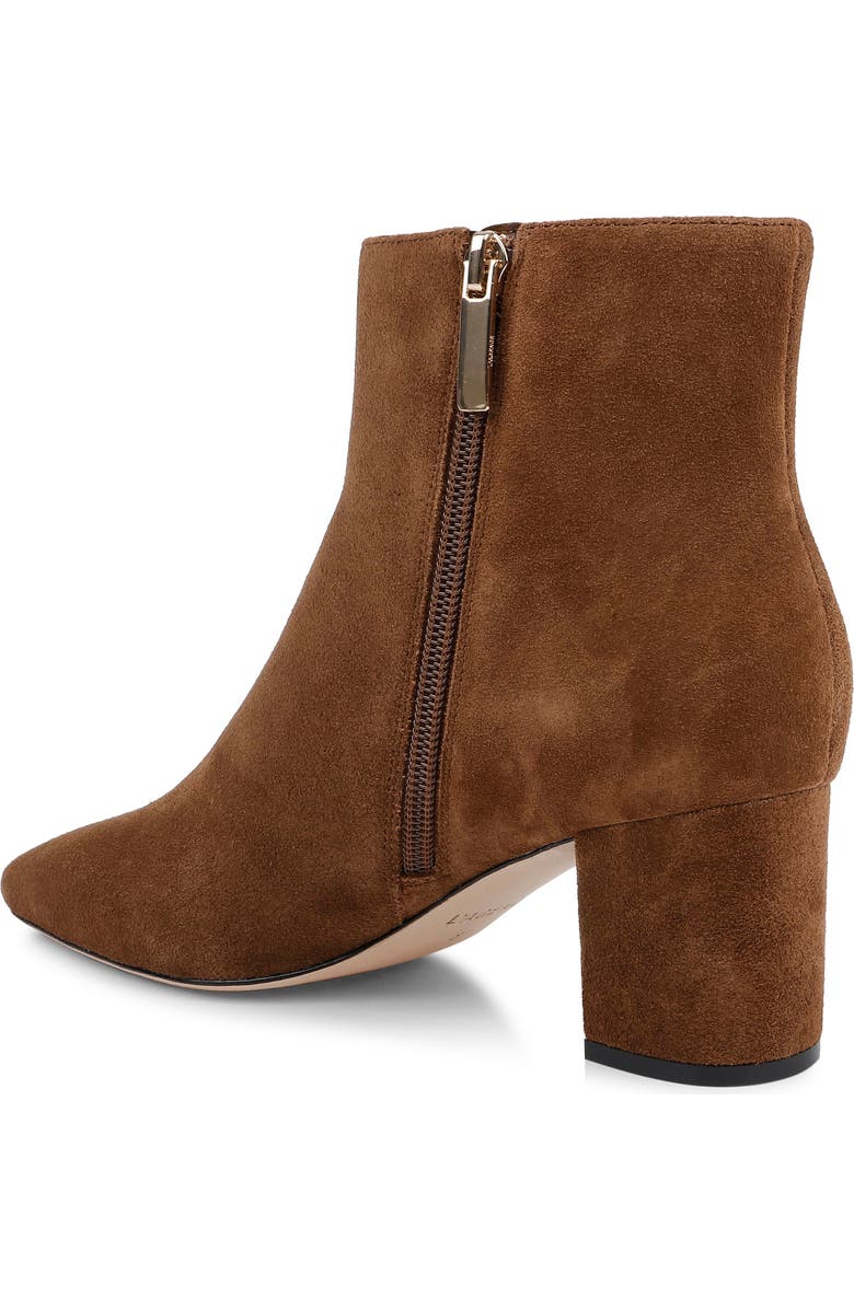 L'AGENCE Melanie Bootie, Alternate, color, Caramel Suede