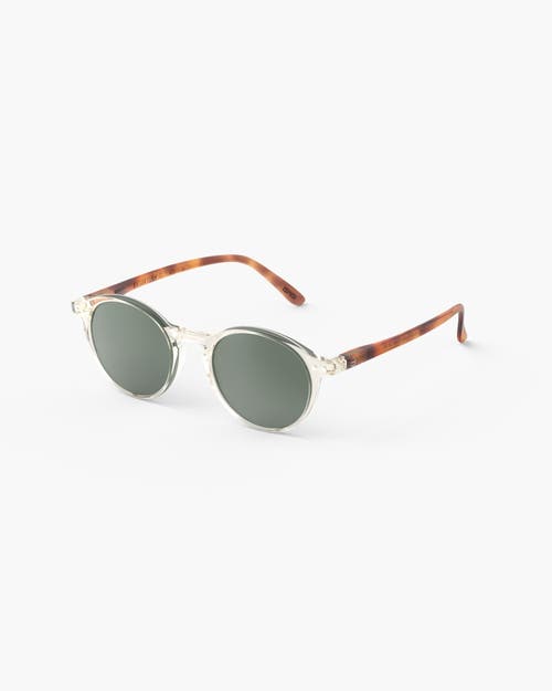 Izipizi Womens #d Sandstorm Round-frame Acetate Sunglasses In Green