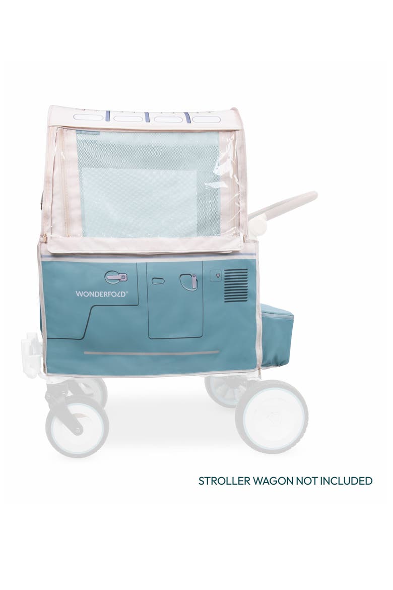 Special Edition Volkswagon Stroller Wagon Weather Cover, Alternate, color, BLUE