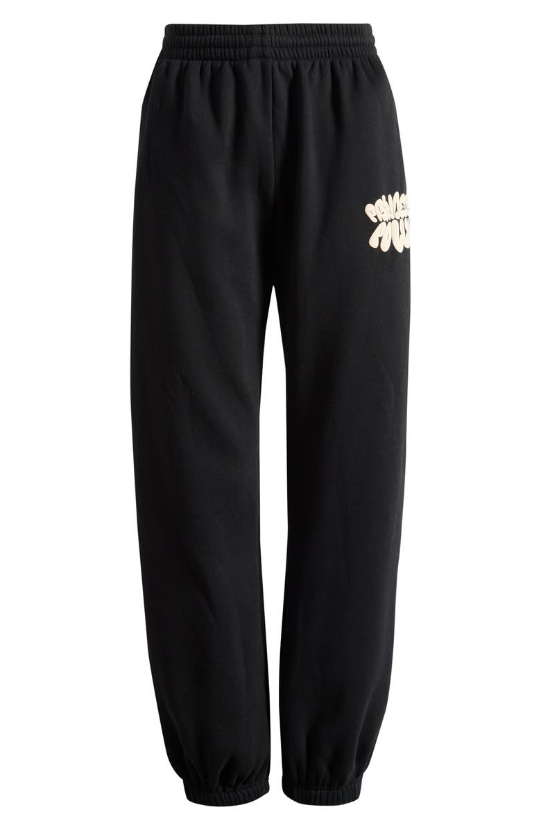 Princess Polly BRANDED SWEAT P, Main, color, Black