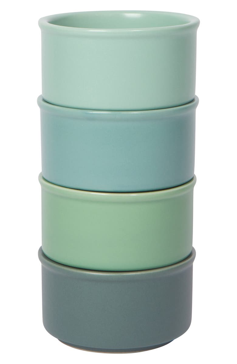 Now Designs Set of 4 Leaf Ramekin, Main, color, Leaf