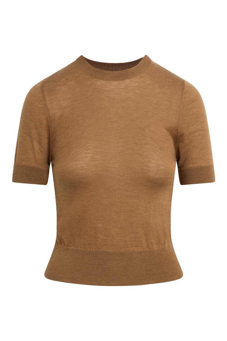 The Good Sport Wool Top, Alternate, color, CAMEL