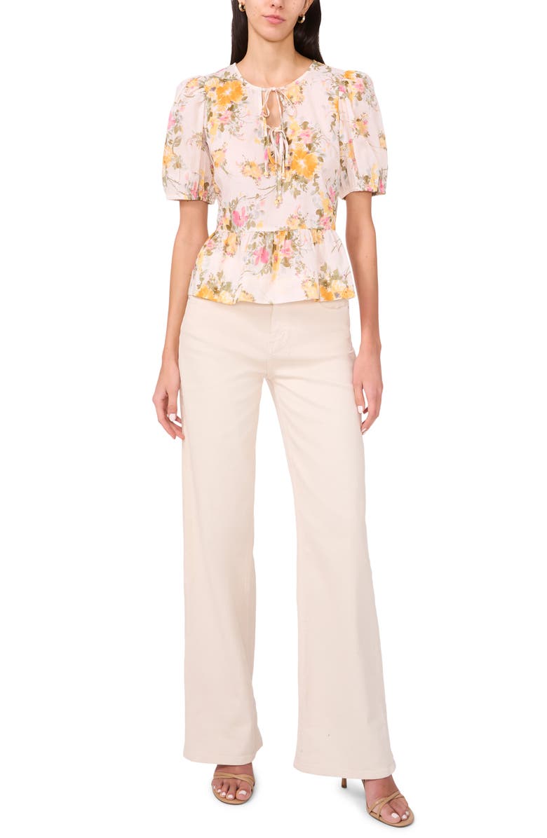 Parker The Alina Cotton Crop Top, Alternate, color, Dandelion