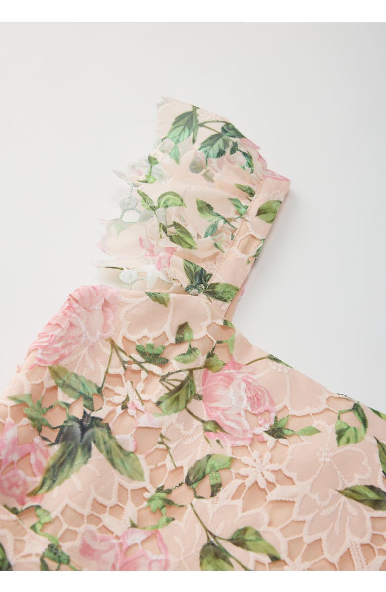 Marlo Kids Leonora Embroidered Mini Dress, Alternate, color, Floral