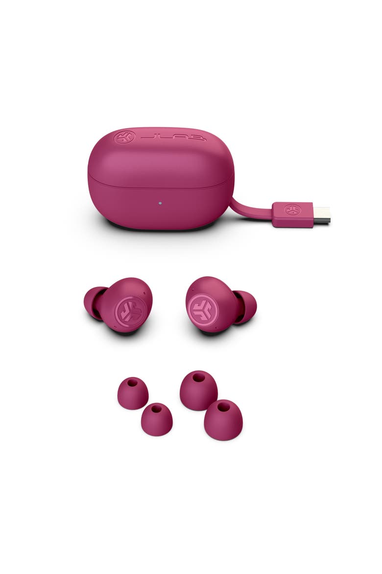 GO Pop ANC True Wireless Earbuds, Alternate, color, Fuchsia