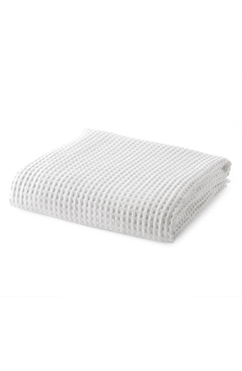 Super Soft Cotton All-Season Waffle Weave Throw Blanket