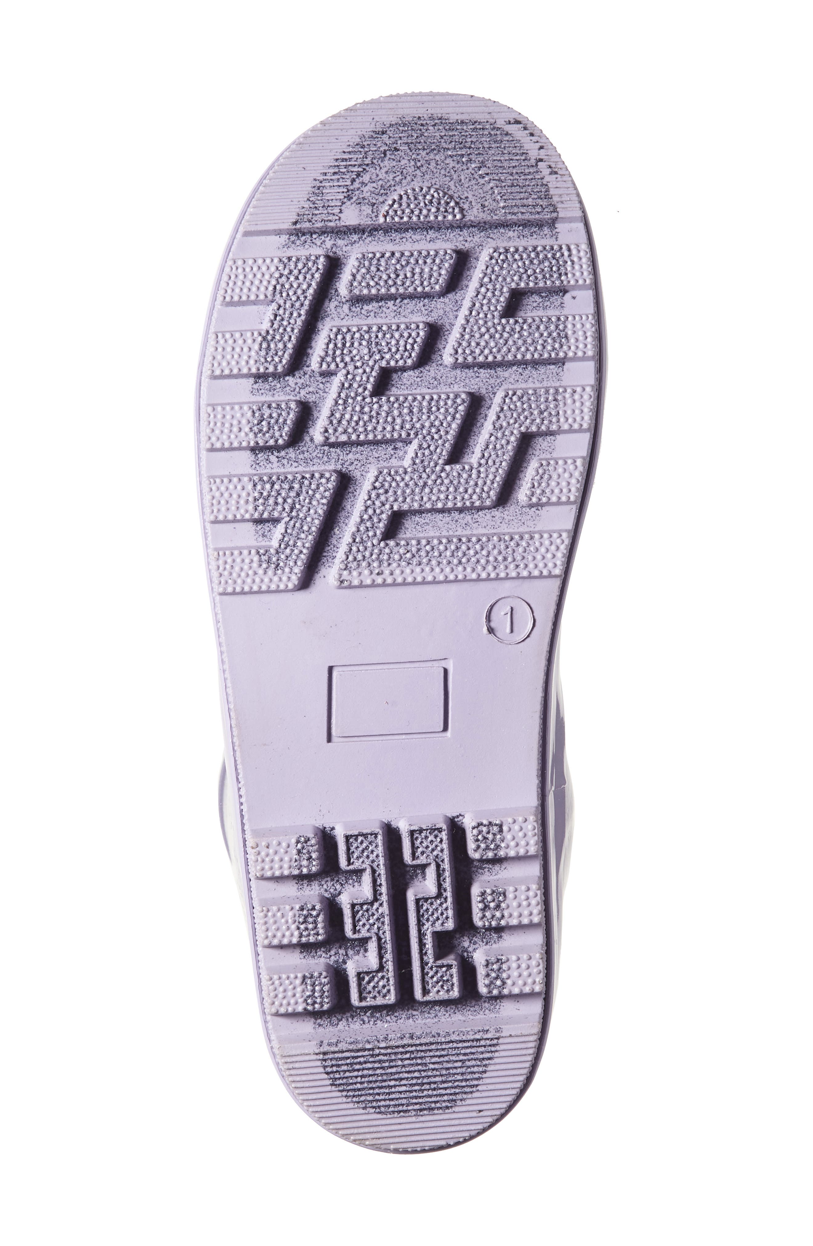 Harper Canyon Kids' Audra Glitter Rainboot, Alternate, color, Purple Glitter