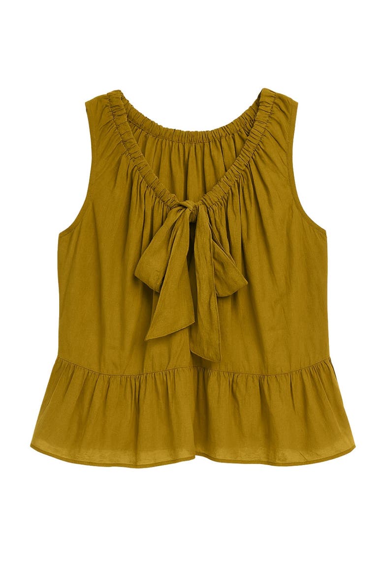 Rebecca Taylor Lilou Tank, Alternate, color, Leaf Green