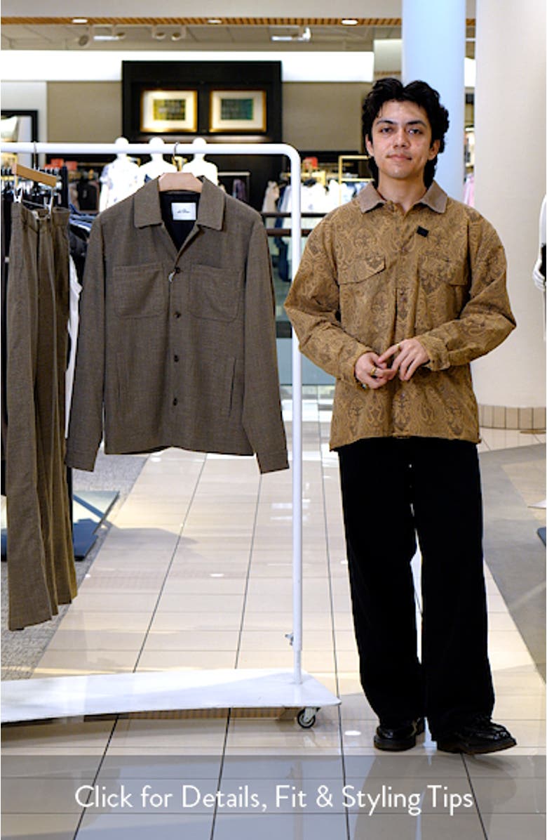 Marseille Mélange Shirt Jacket, sales video thumbnail