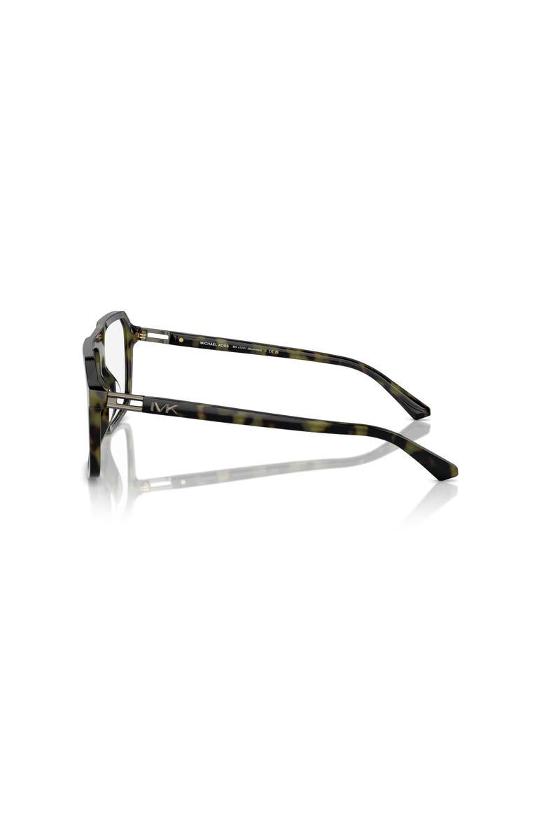 57mm Square optical glasses, Alternate, color, Green