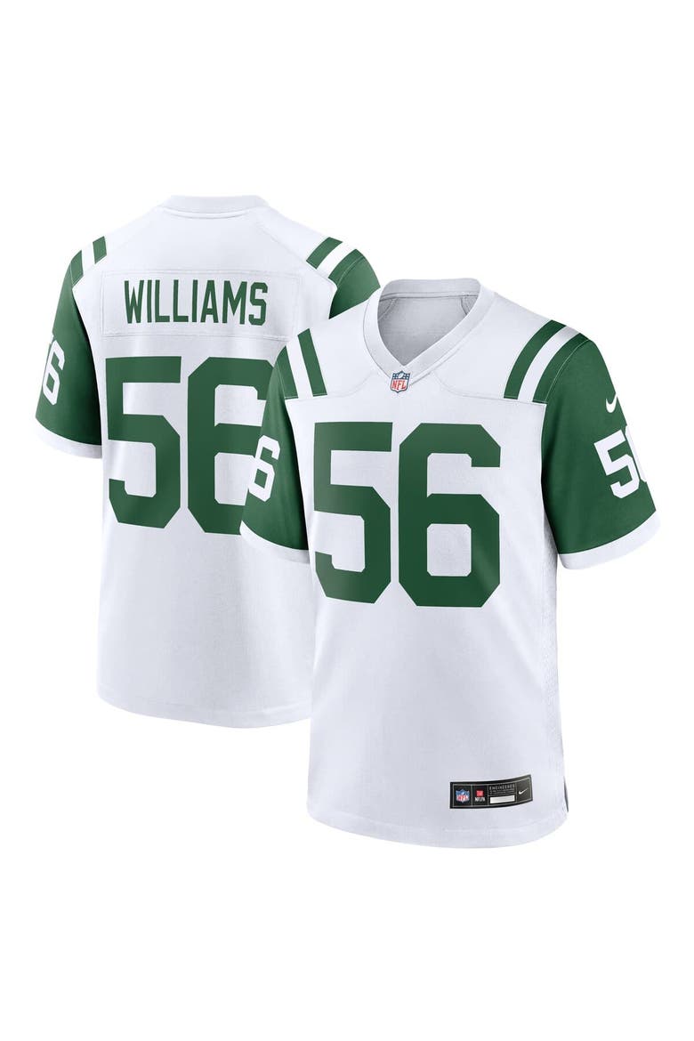 Men's Nike Quincy Williams  White New York Jets Alternate Game Jersey, Main, color, White