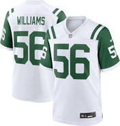 Nike Men's Nike Quincy Williams  White New York Jets Alternate Game Jersey