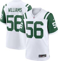 Nike Men's Nike Quincy Williams  White New York Jets Alternate Game Jersey