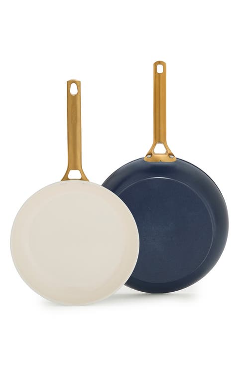Reserve Set of 2 Ceramic Nonstick Frying Pans