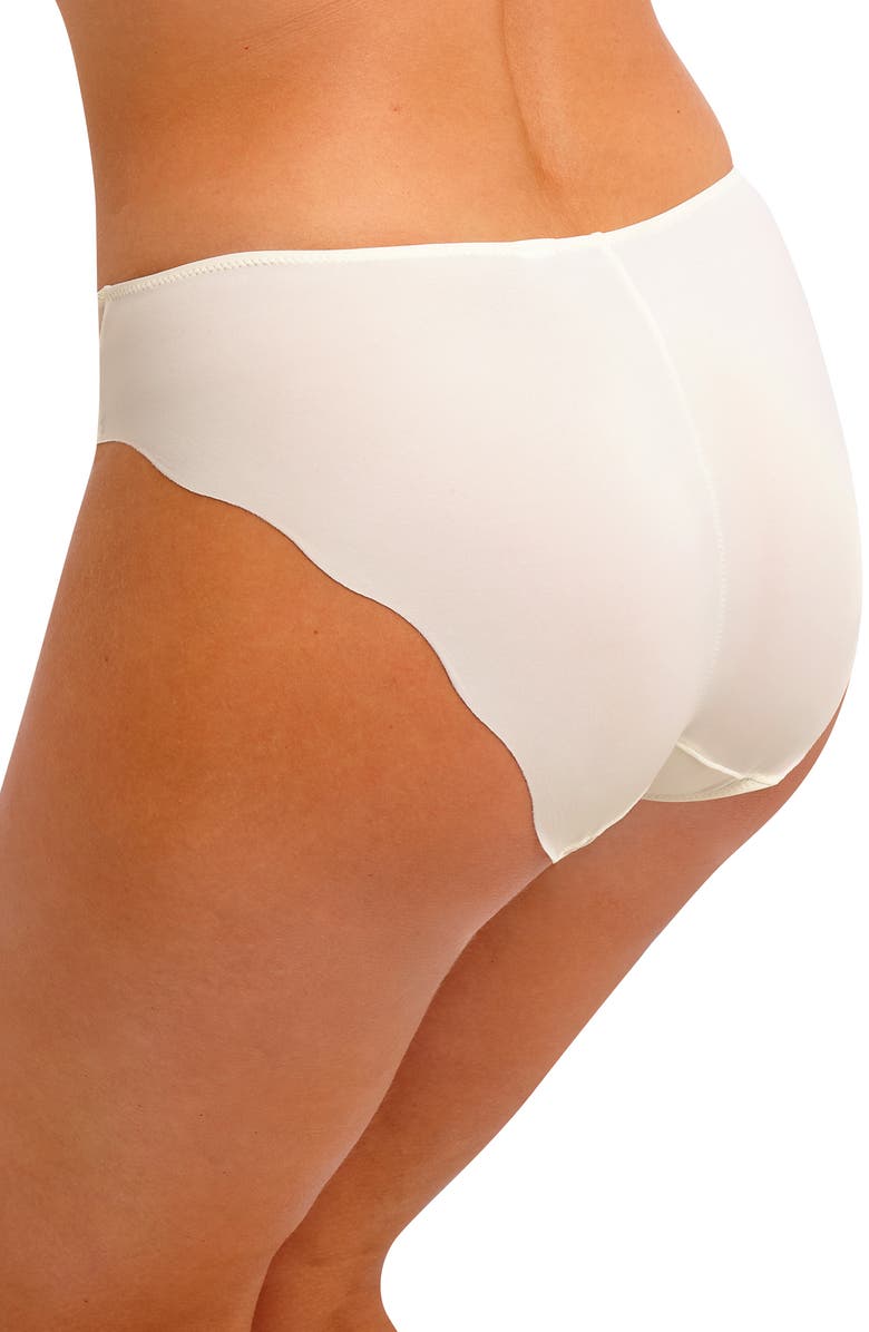 Fantasie Magdalena Scalloped Edge Briefs, Alternate, color, Ivory