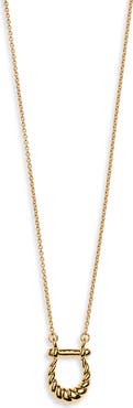 Missoma Lunar New Year Horseshoe Pendant Necklace