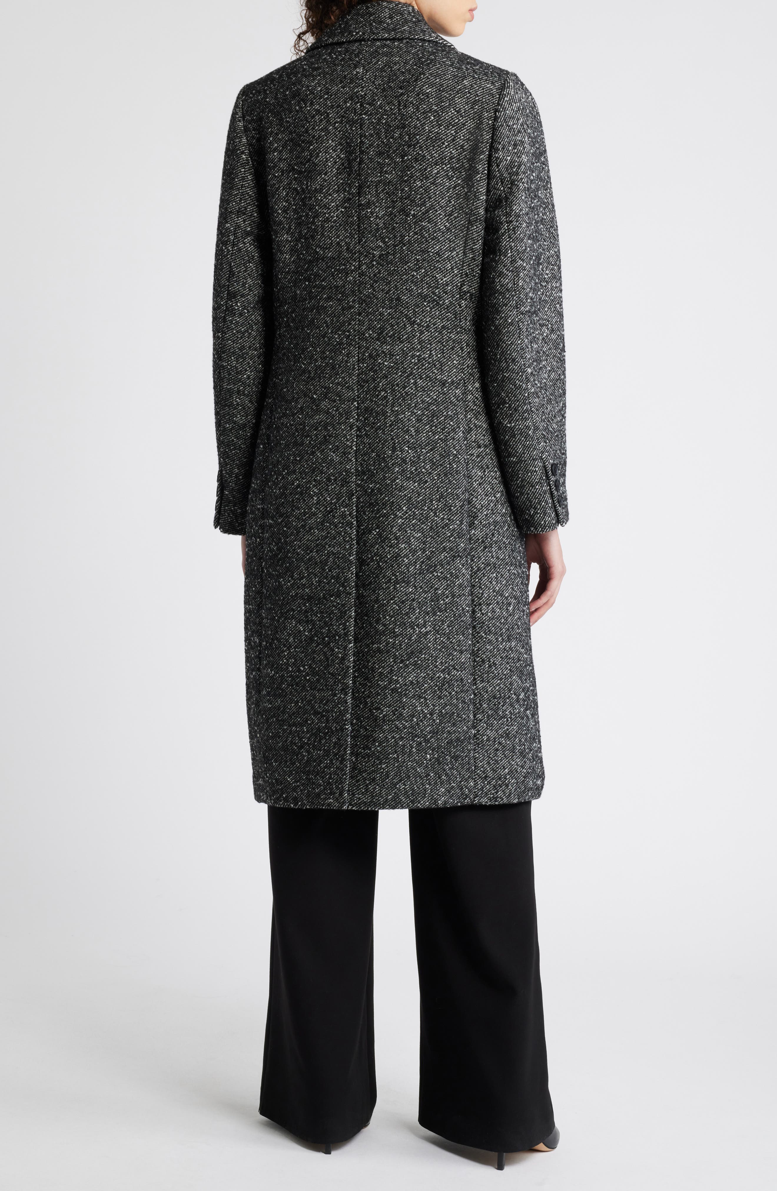 Slim Fit Double Breasted Coat - image 2