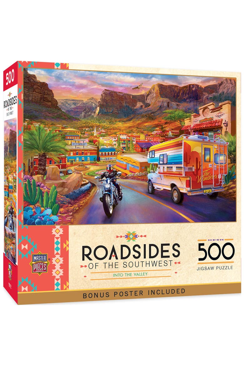 Into the Valley 500 Piece Jigsaw Puzzle, Main, color, Multicolor