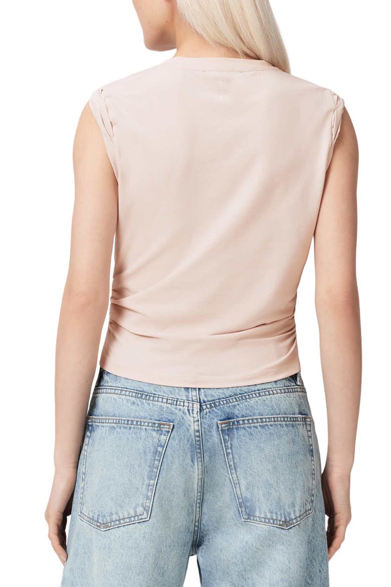 West Side Ruched Tank, Alternate, color, CRYSTAL PINK